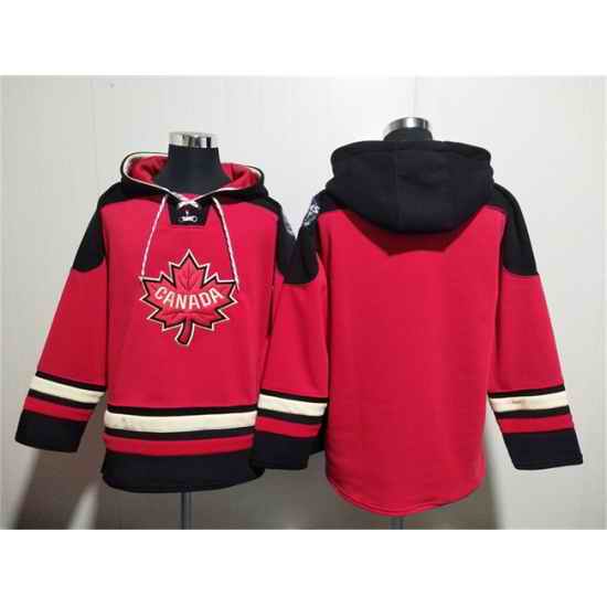 Men-27s-Team-Canada-Blank-Red-Black-Ageless-Must-Have-Lace-Up-Pullover-Hoodie-634-85079